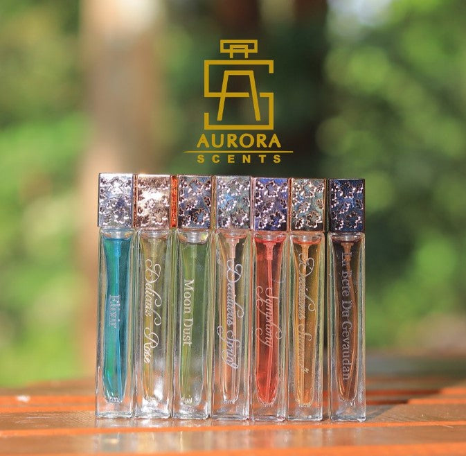 Luxe travelsprays van Aurora scents