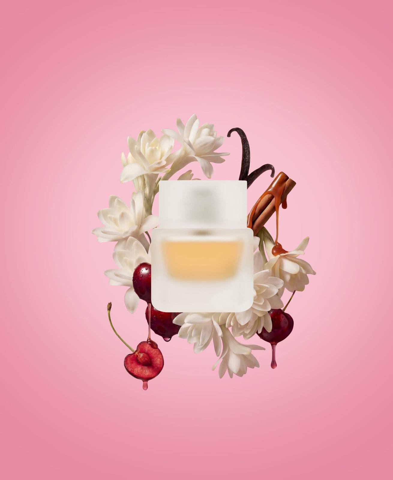 Huda Beauty Easy Bake Intense de volle fles voor samples met de geurnoten