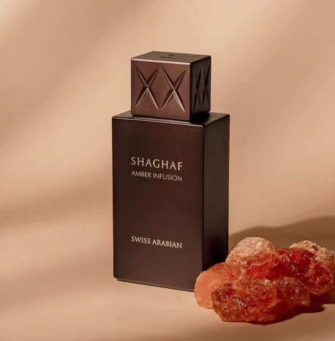 Swiss Arabian Shaghaf Amber Infusion samples huniperfumes