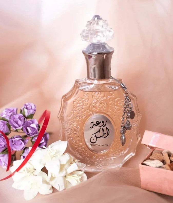 Lattafa rouat al musk parfum sample huniperfumes goedkoopste