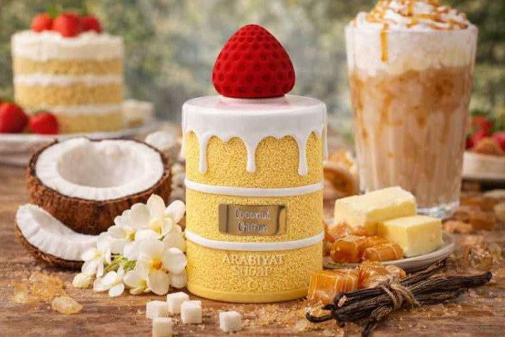Arabiyat sugar coconut chiffon samples